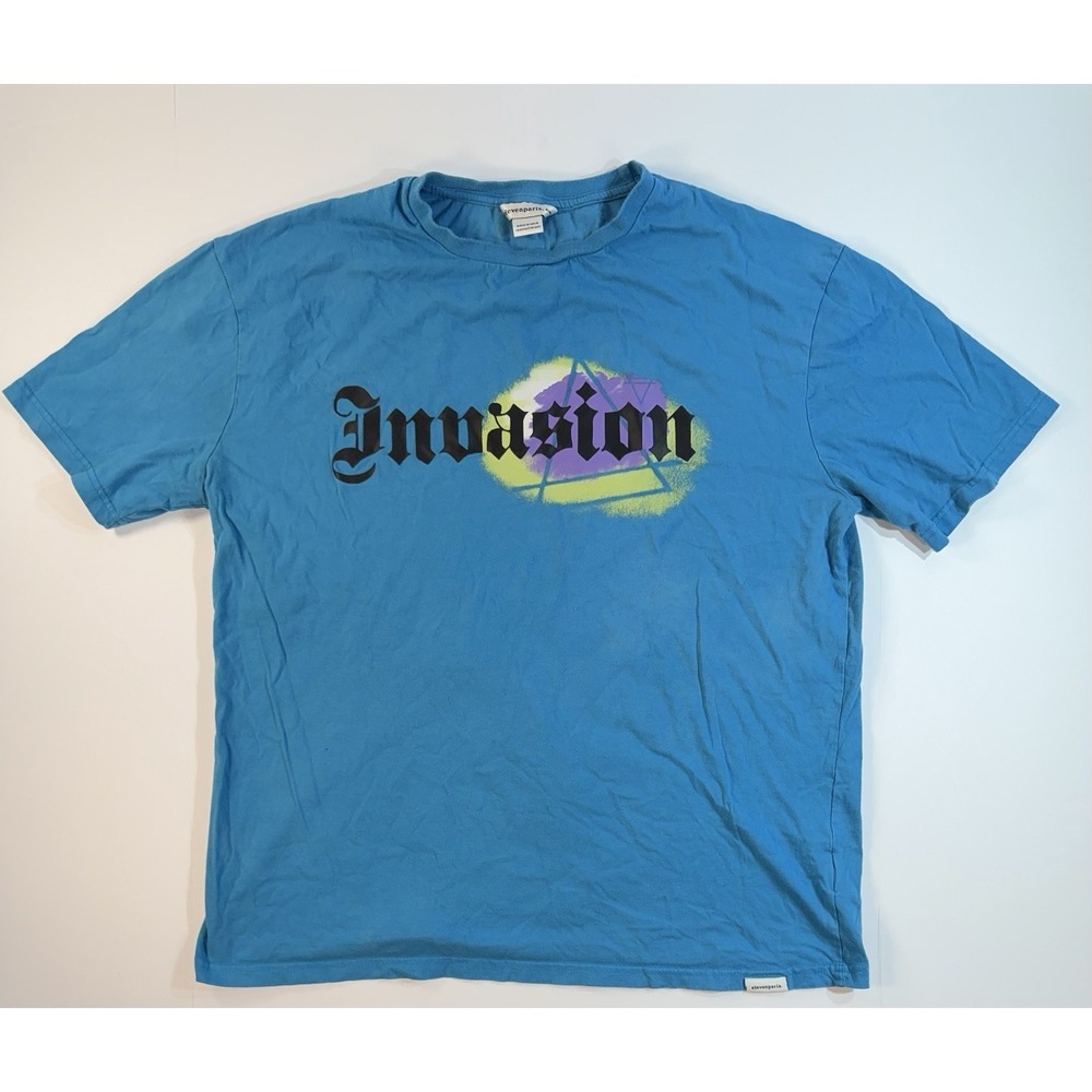 Eleven Paris Mens Invasion Cotton Graphic Crewneck T-Shirt size XL (5944)